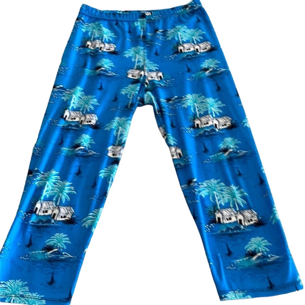Tropical print leggings